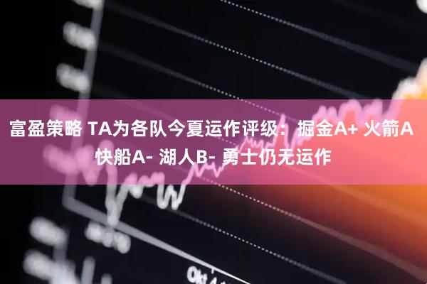 富盈策略 TA为各队今夏运作评级：掘金A+ 火箭A 快船A- 湖人B- 勇士仍无运作